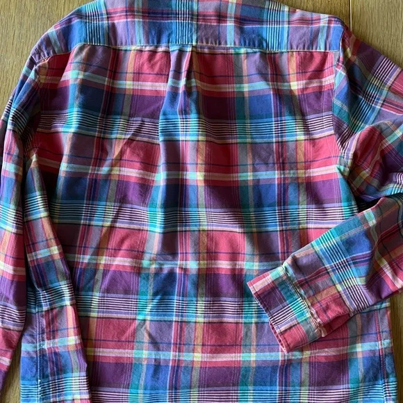 Ralph Lauren Colorful Plaid Button-Up - Picture 3 of 3